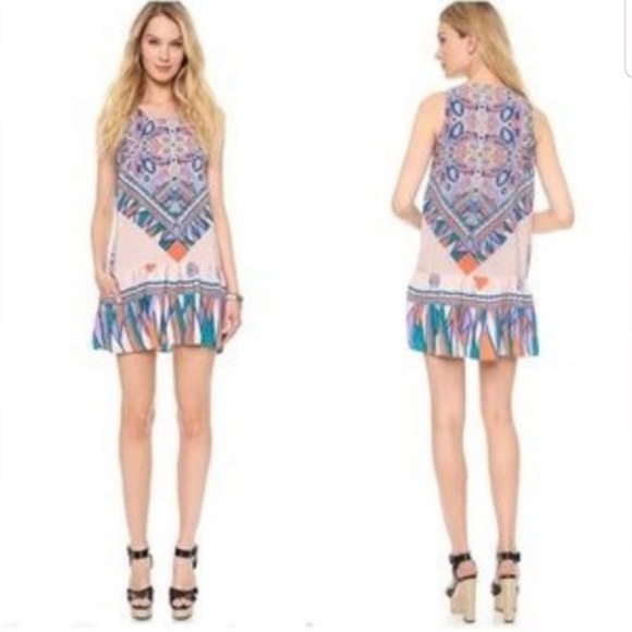 EUC Lovers+ Friends mini paisley dress size‎ large - Picture 2 of 7
